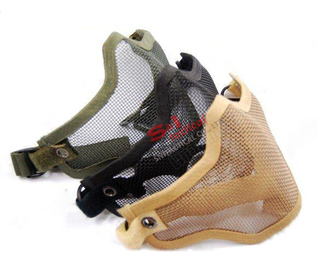 TMC Strike Steel Half Face Mask-Black G37